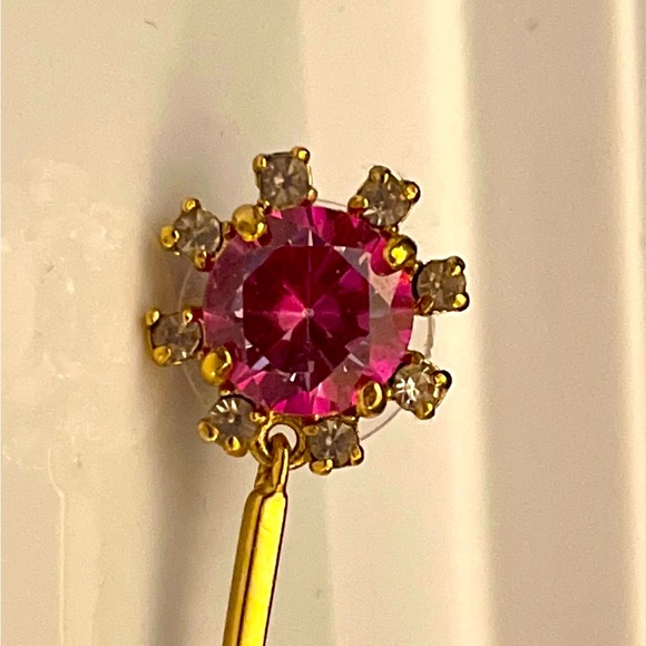 Kate Spade Elegant Red Drop Earrings.  2.5” length - Picture 3 of 4